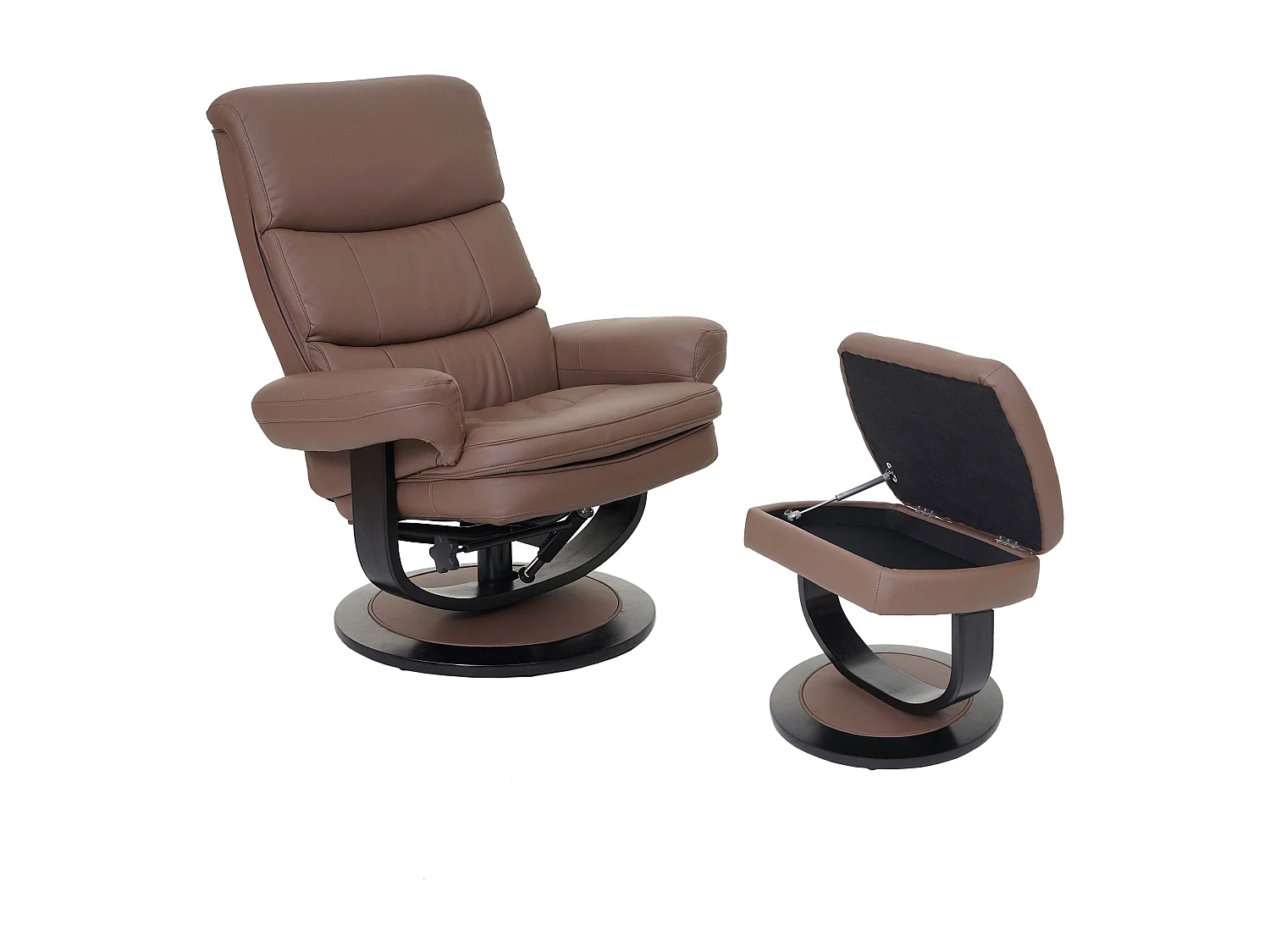 Relaxsessel MCW-C16, Kunstleder chocolate