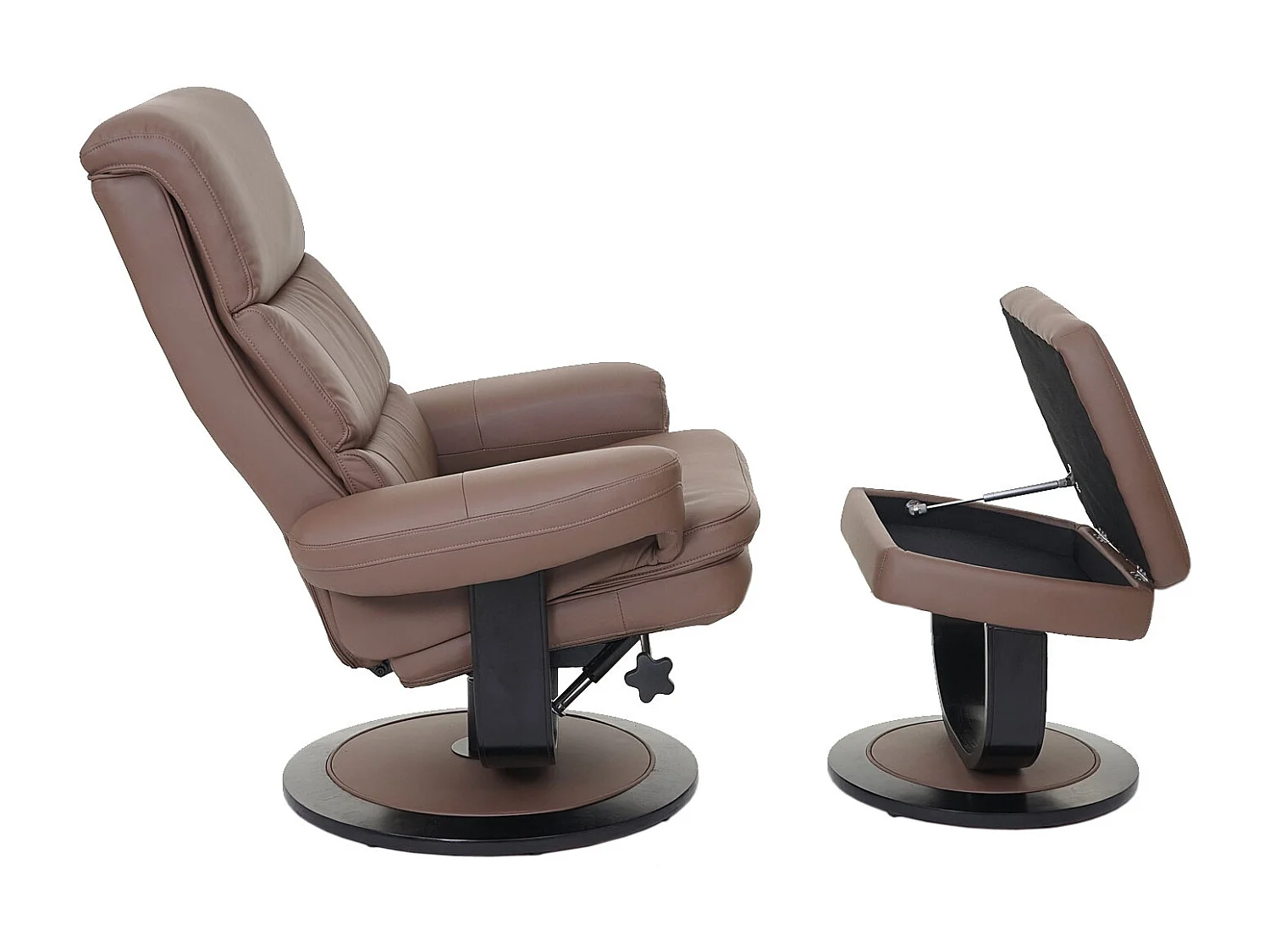 Relaxsessel MCW-C16, Kunstleder chocolate