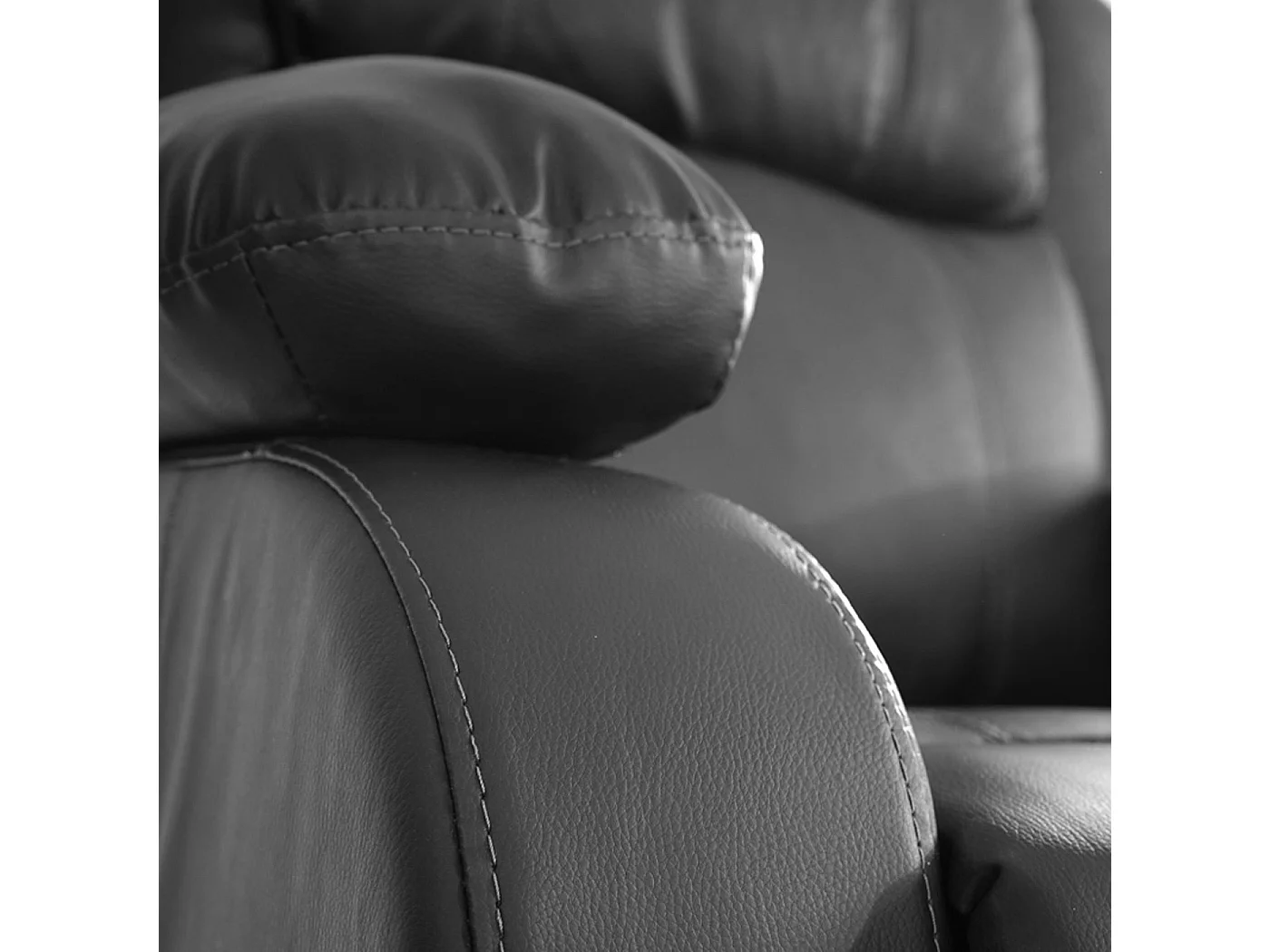 Leżanka Glasgow,  czarny