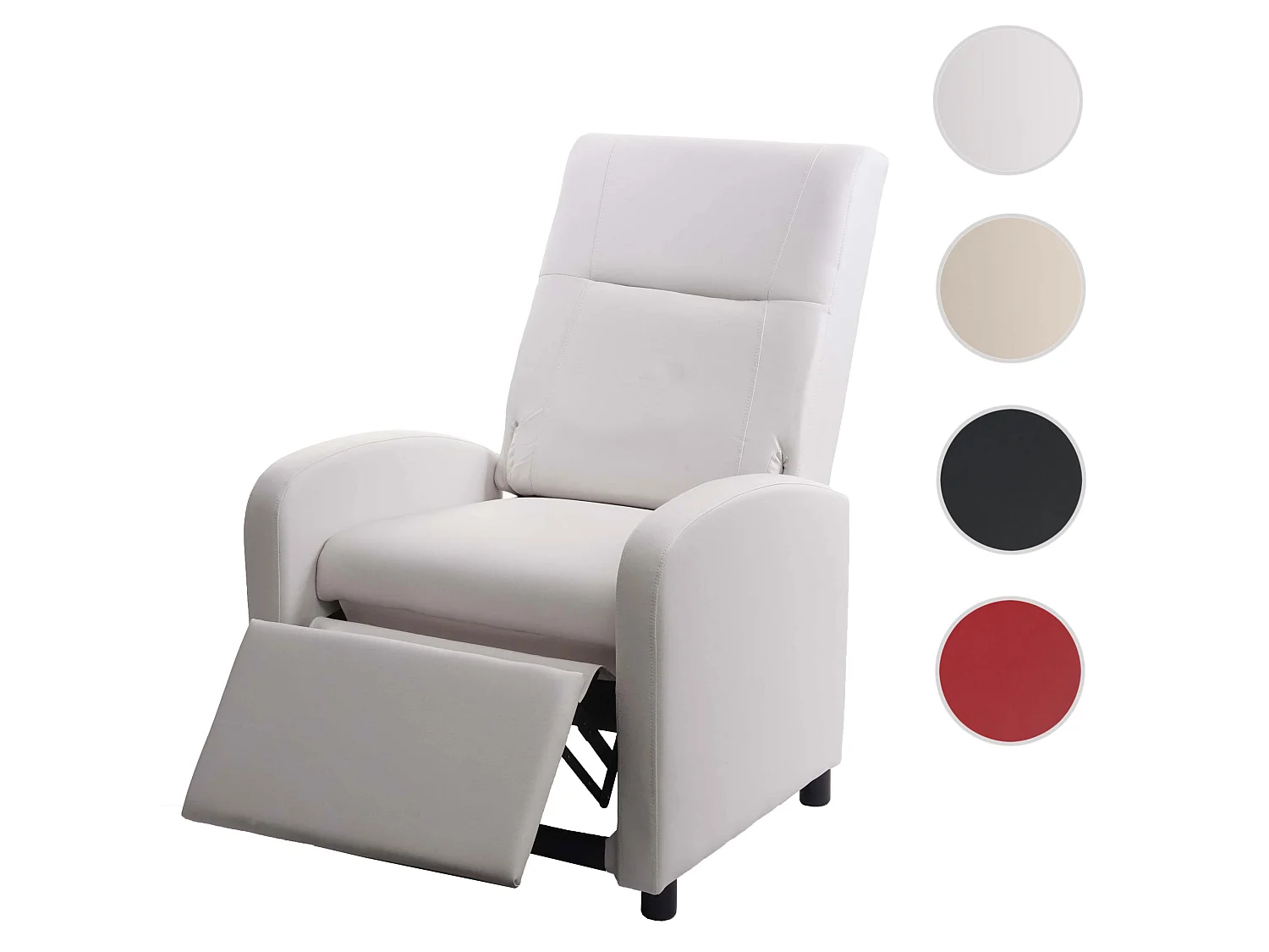 Relaxsessel MCW-H18, Weiß