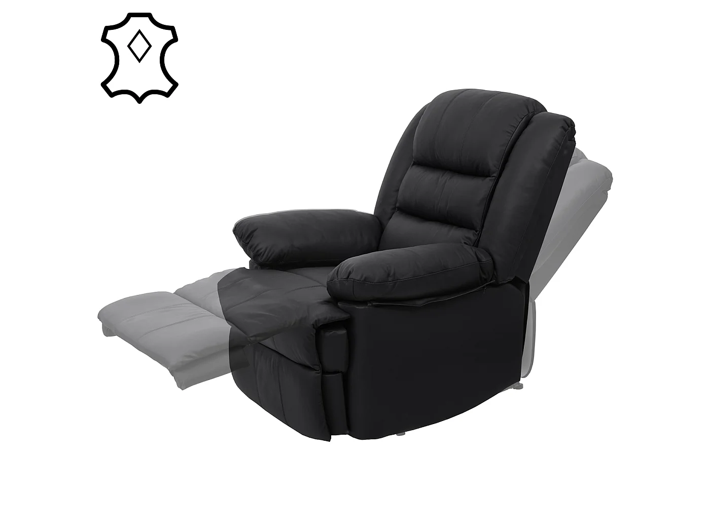 Leżanka MCW-G15,  czarny