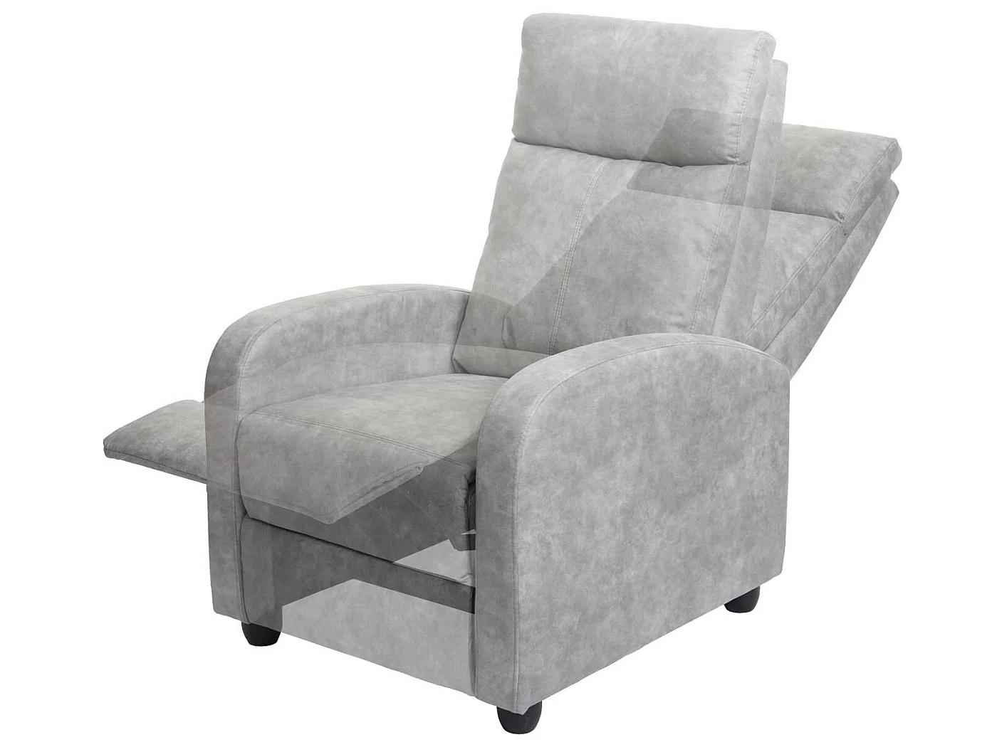 Leżanka MCW-F76,  vintage jasnoszary