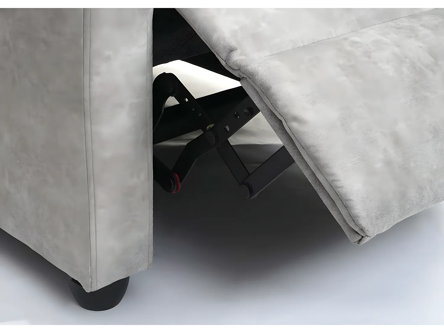 Leżanka MCW-F76,  vintage jasnoszary