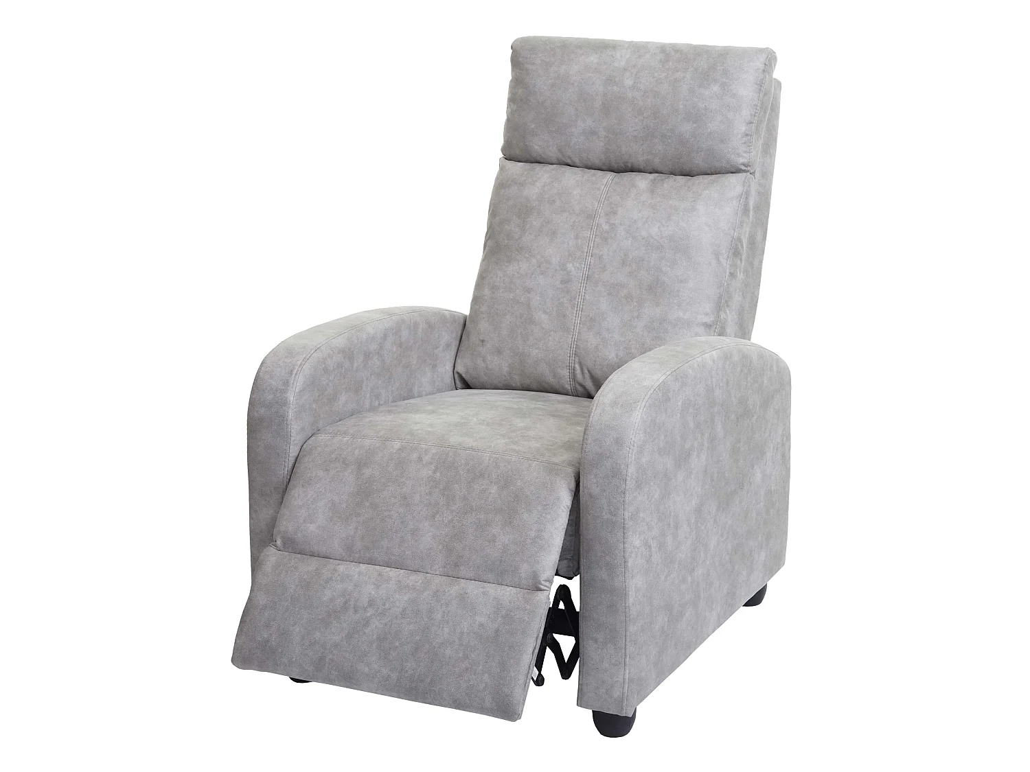 Fotel relaksacyjny MCW-F76,  vintage jasnoszary