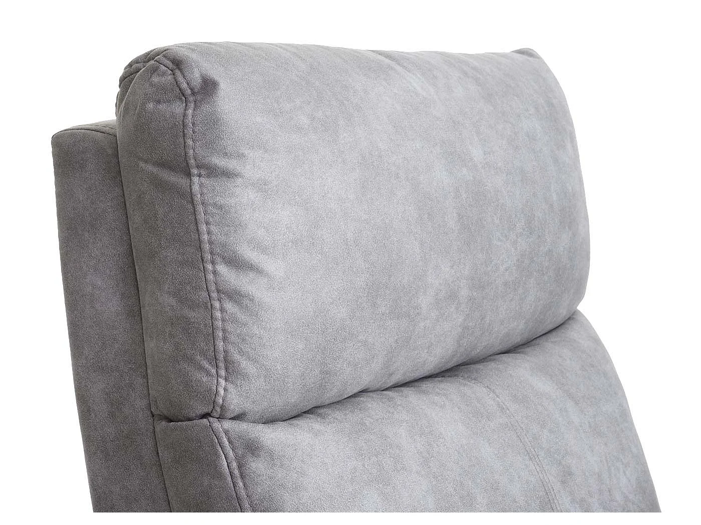 Fotel relaksacyjny MCW-F76,  vintage jasnoszary