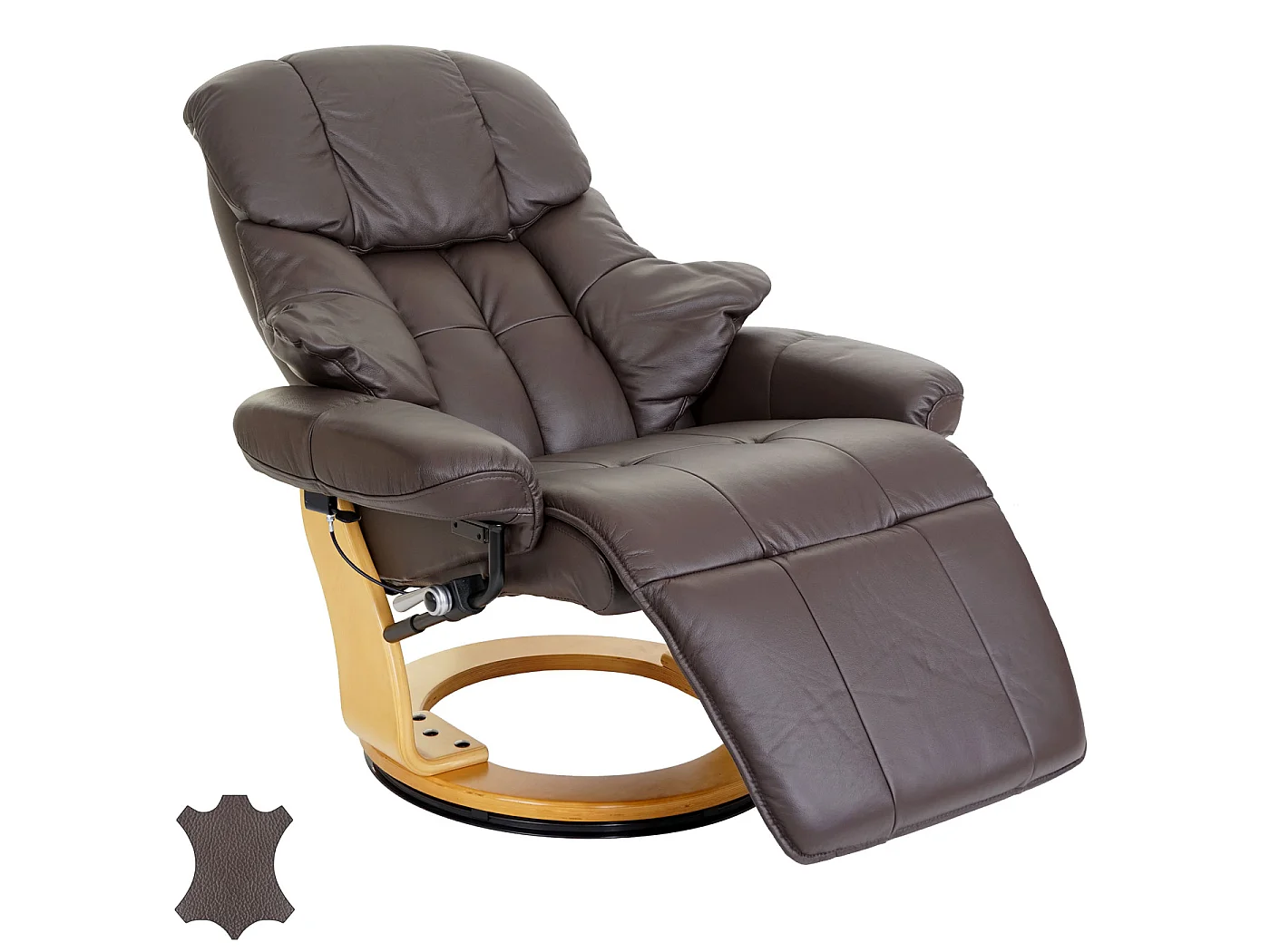 Sillón reclinable Windsor 2,  marrón, marrón natural