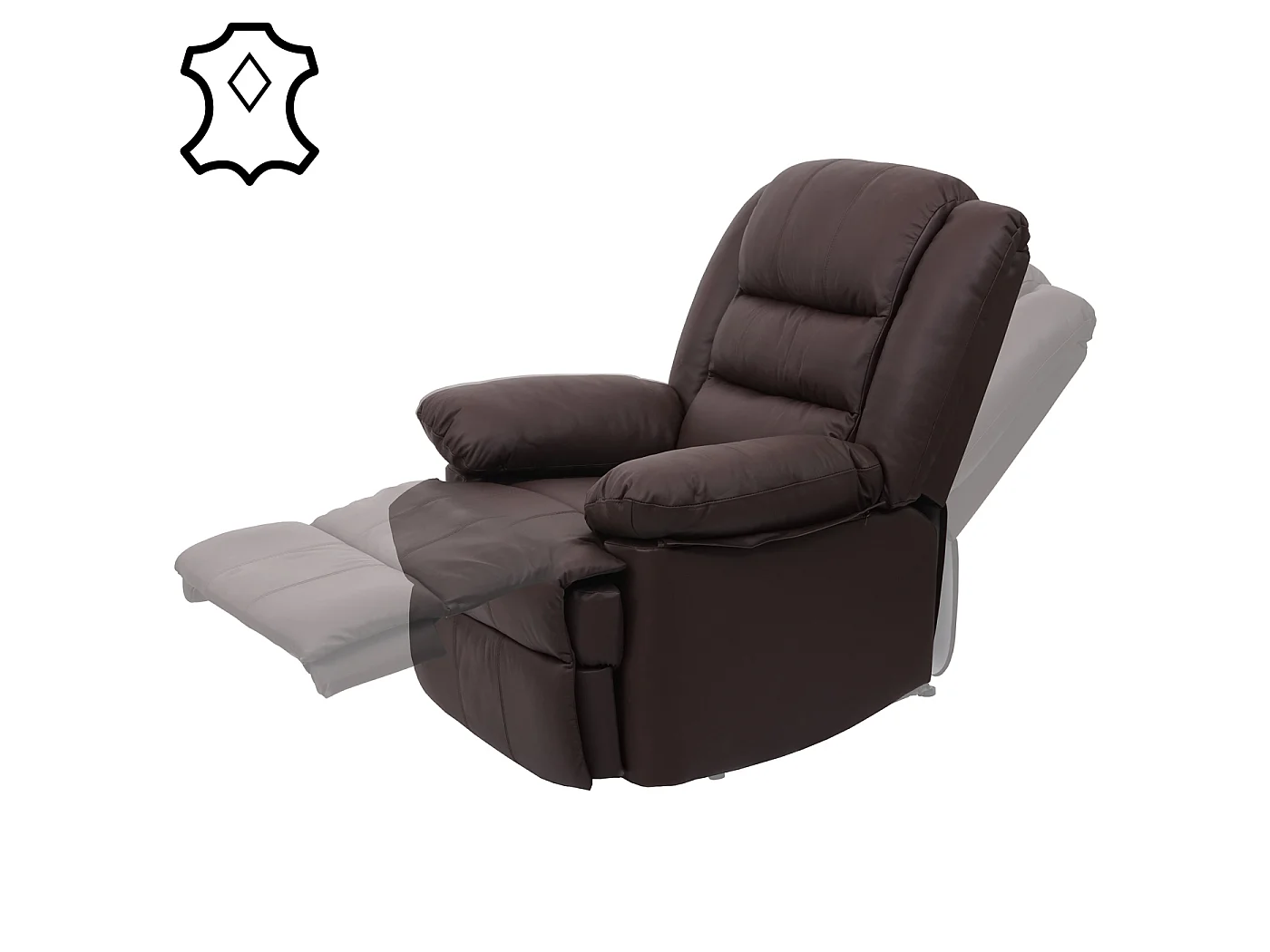 Leżanka MCW-G15,  brązowy