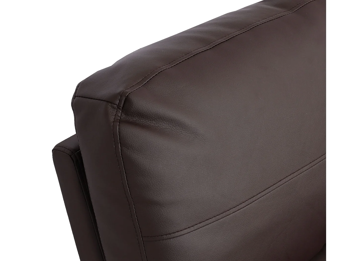 2-osobowy fotel kinowy MCW-K17,  imitacja skóry brązowy