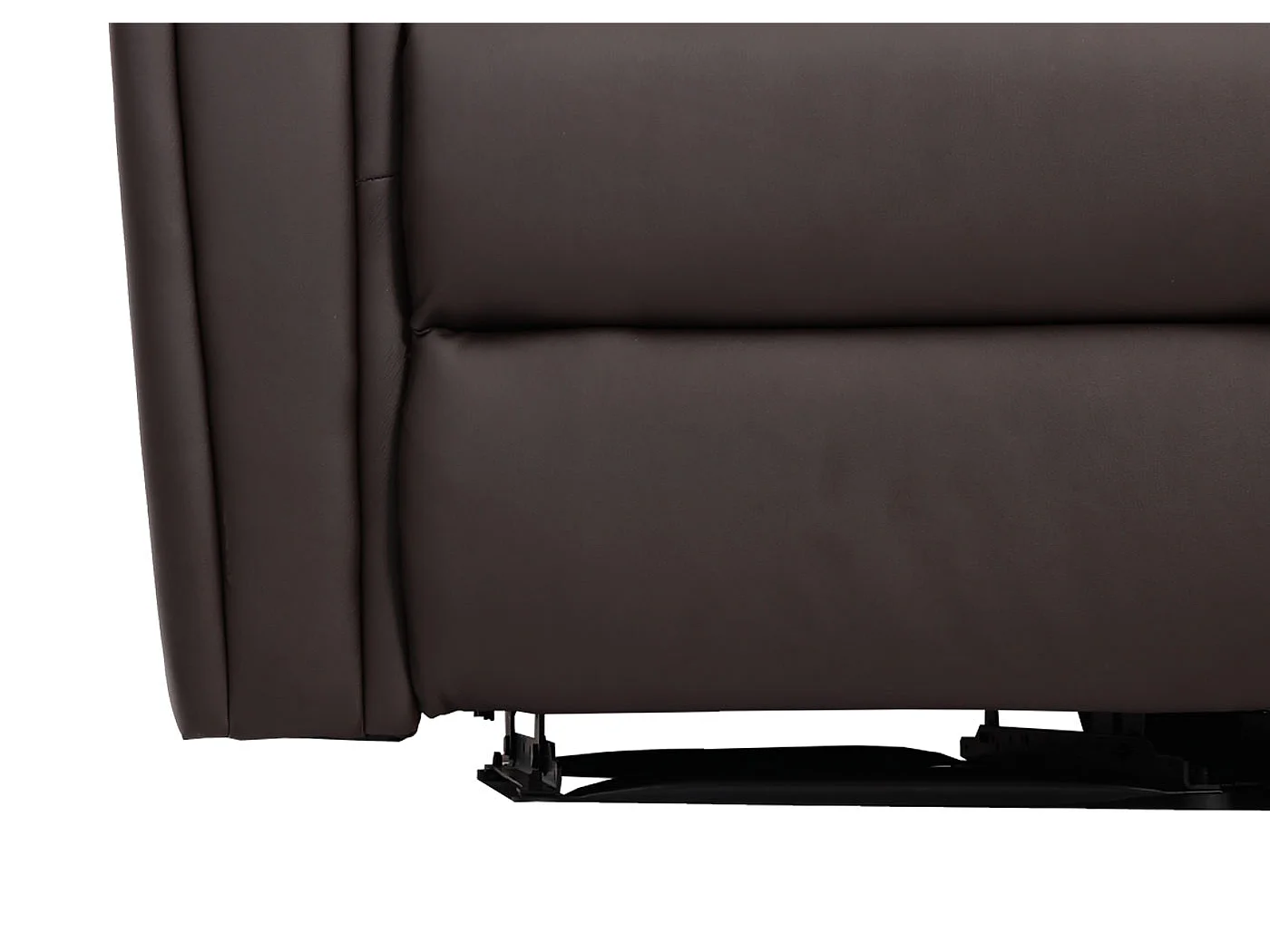 2-osobowy fotel kinowy MCW-K17,  imitacja skóry brązowy