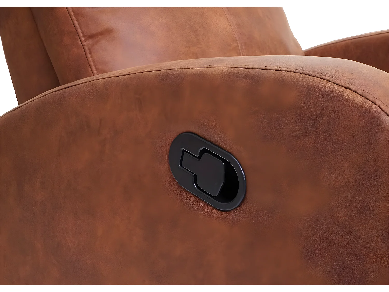 Fotel telewizyjny MCW-A54 Premium,  Tkanina imitacja zamszu