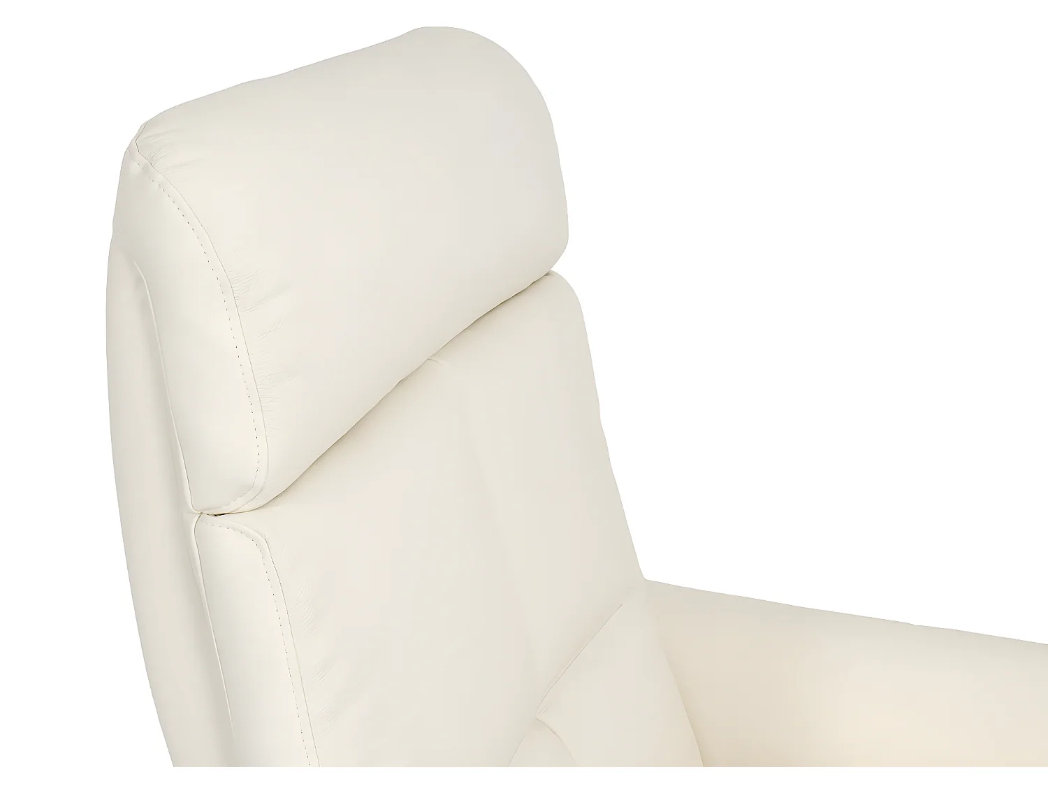 Relaxfauteuil MCW-L10,  crème-wit