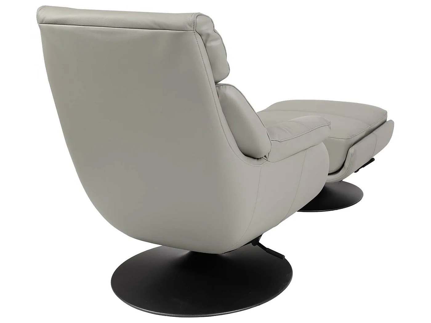 Relaxfauteuil met voetenbank MCW-K99,  grijs