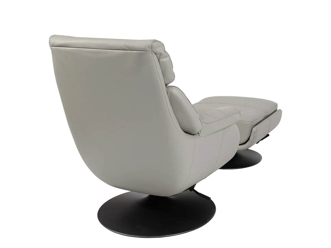 Relaxsessel mit Hocker MCW-K99, Grau