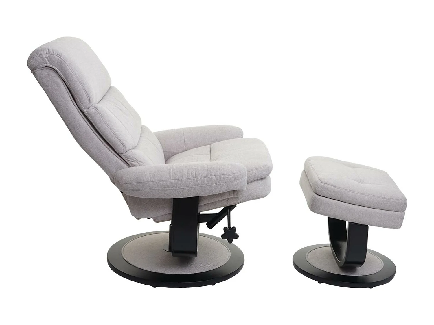 Leżanka MCW-C16,  tkanina/tekstylia kremowo-beżowy