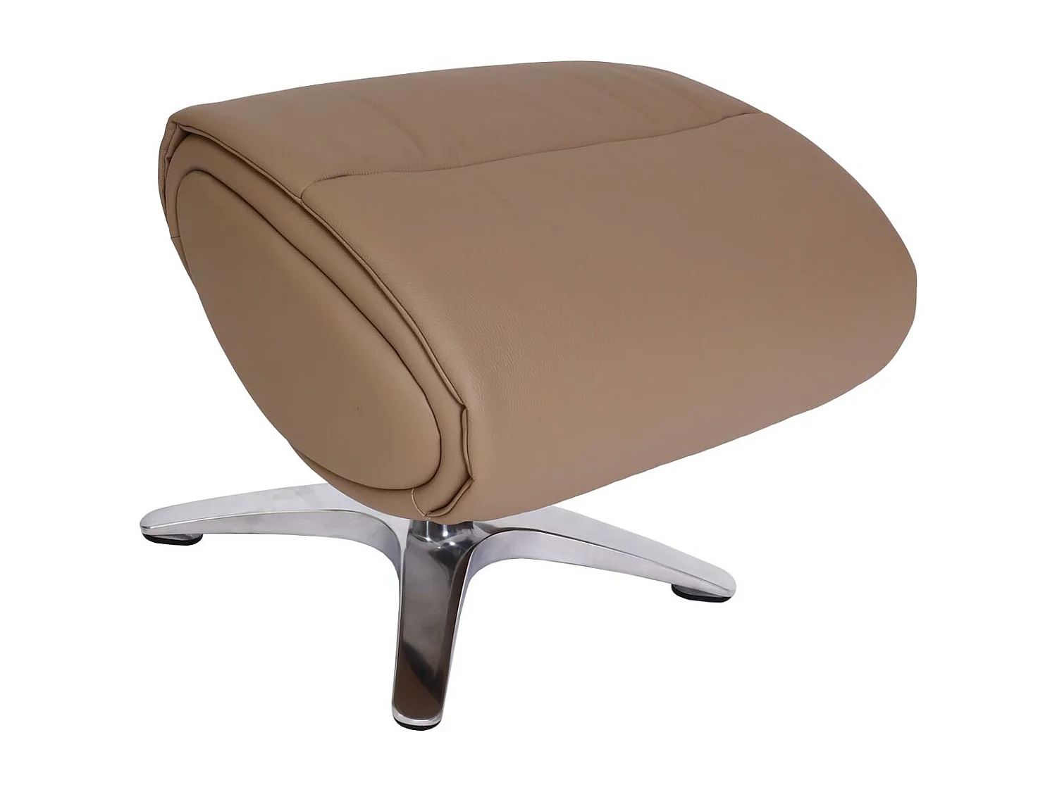 Leżanka z taboretem MCW-K98,  taupe