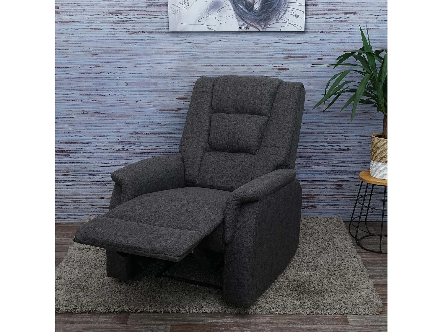 Leżanka MCW-F23,  szary bez funkcji masażu i podgrzewania