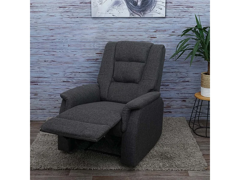 Relaxsessel MCW-F23, Grau ohne Massage- und Wärmefunktion