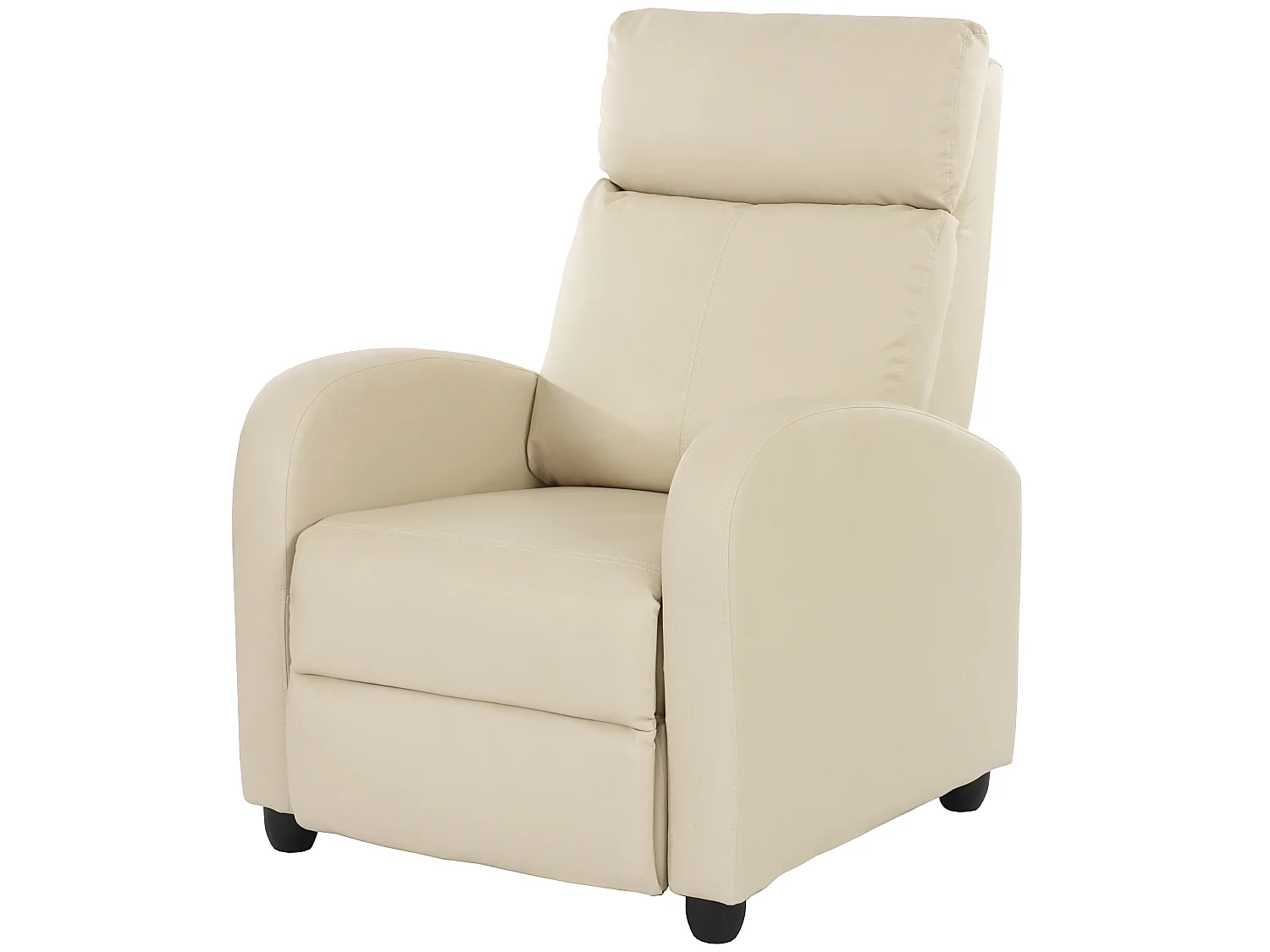 Fotel relaksacyjny Dallas,  kremowy