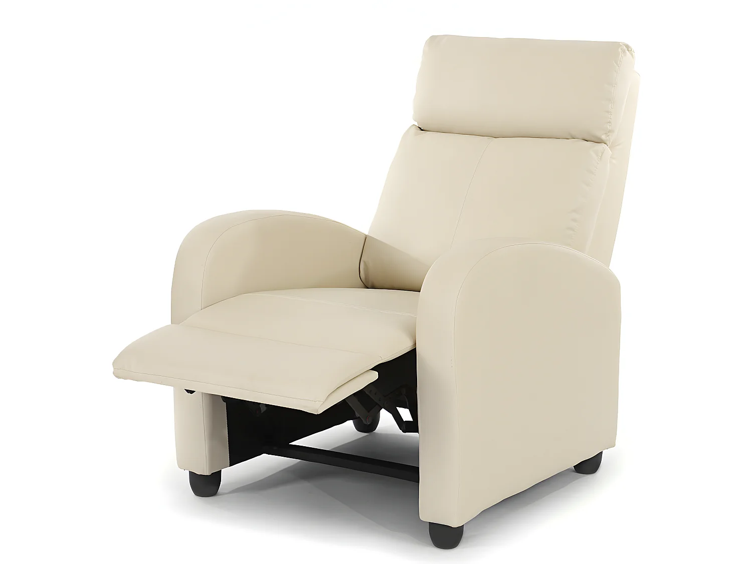 Fotel relaksacyjny Dallas,  kremowy