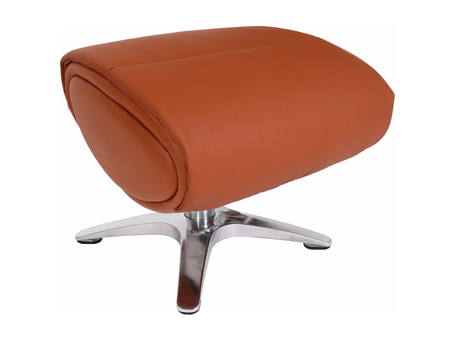 Relaxsessel mit Hocker MCW-K98, Braun