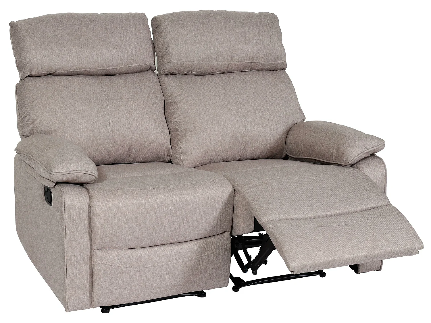 2-zits bioscoopstoel MCW-L93,  grijsbruin