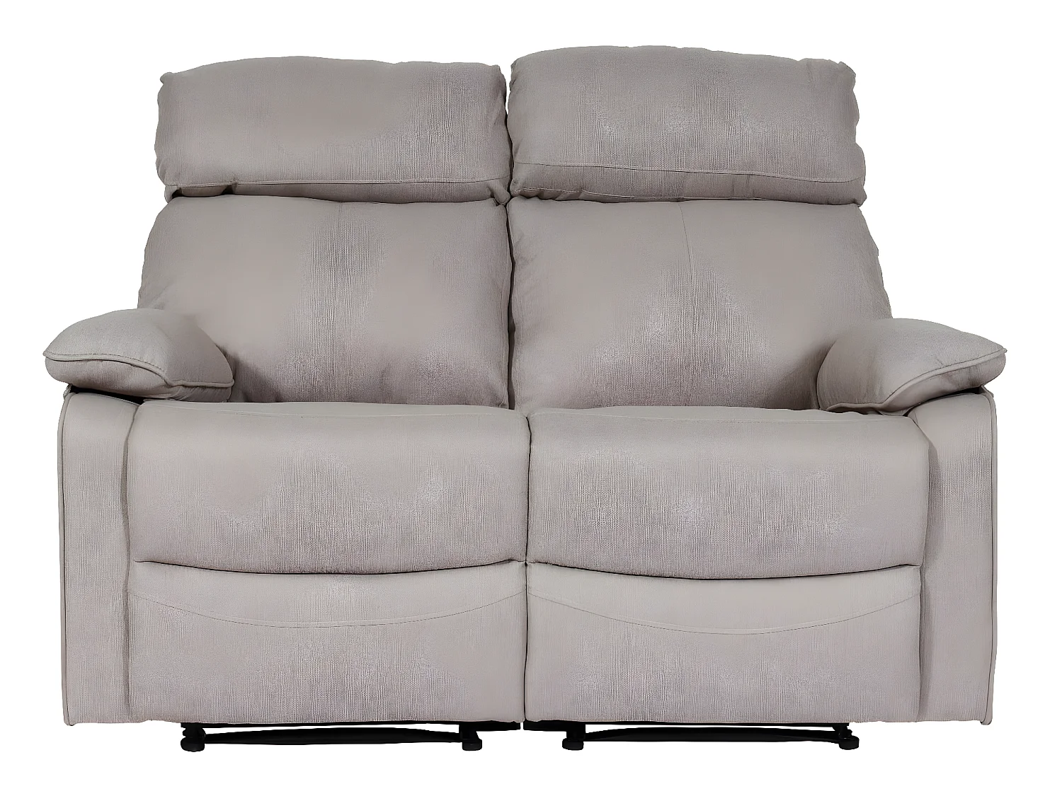 2-zits bioscoopstoel MCW-L93,  grijsbruin