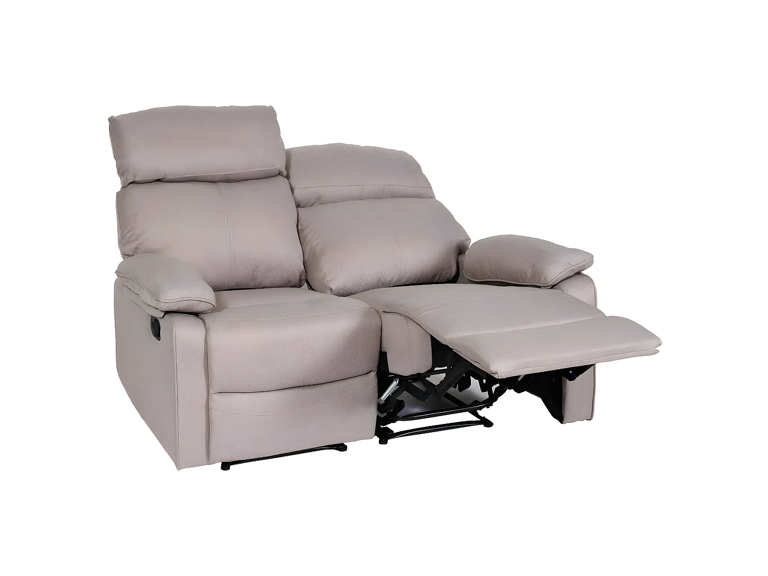 2-zits bioscoopstoel MCW-L93,  grijsbruin