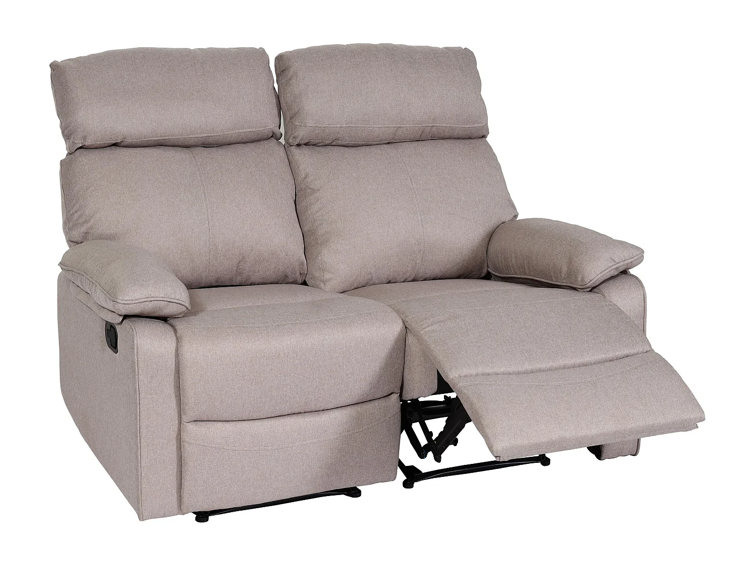 2-zits bioscoopstoel MCW-L93,  grijsbruin