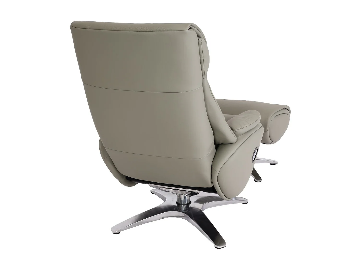 Leżanka z taboretem MCW-K98,  szary