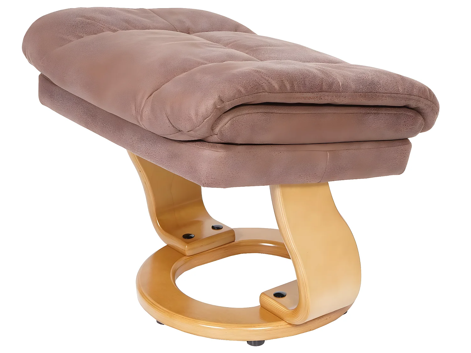 Relaxsessel Edmonton XXL, Braun, Gestell naturbraun