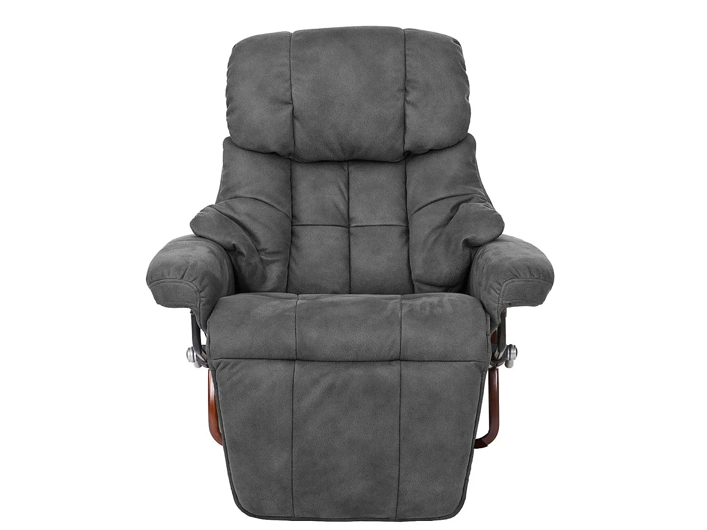 Leżanka Windsor 2,  ciemnoszary, orzechowy wygląd