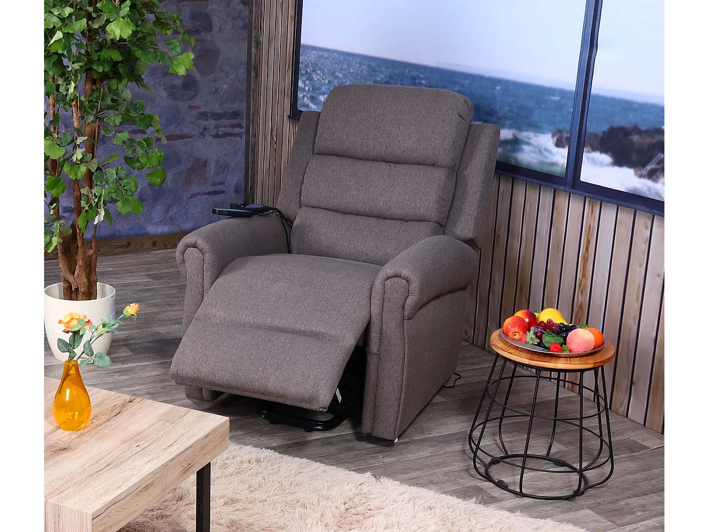 Fernsehsessel MCW-K63, Dunkelgrau