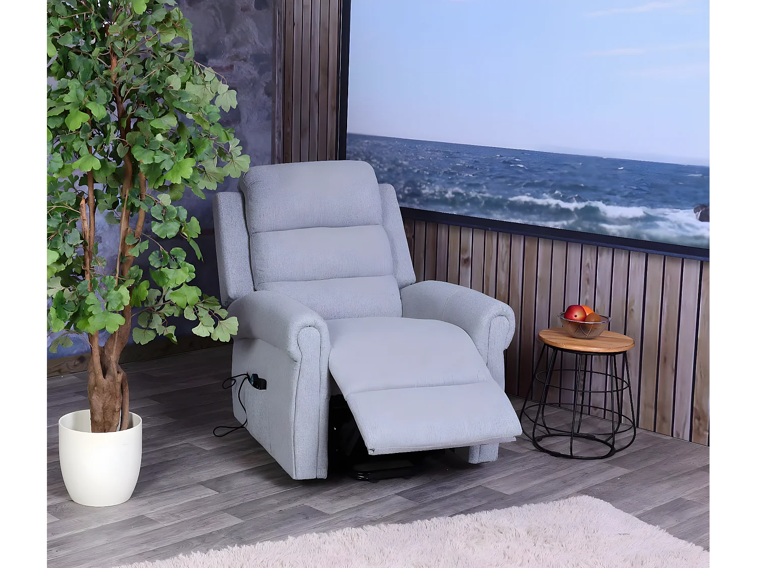 Fernsehsessel MCW-K63, Hellgrau