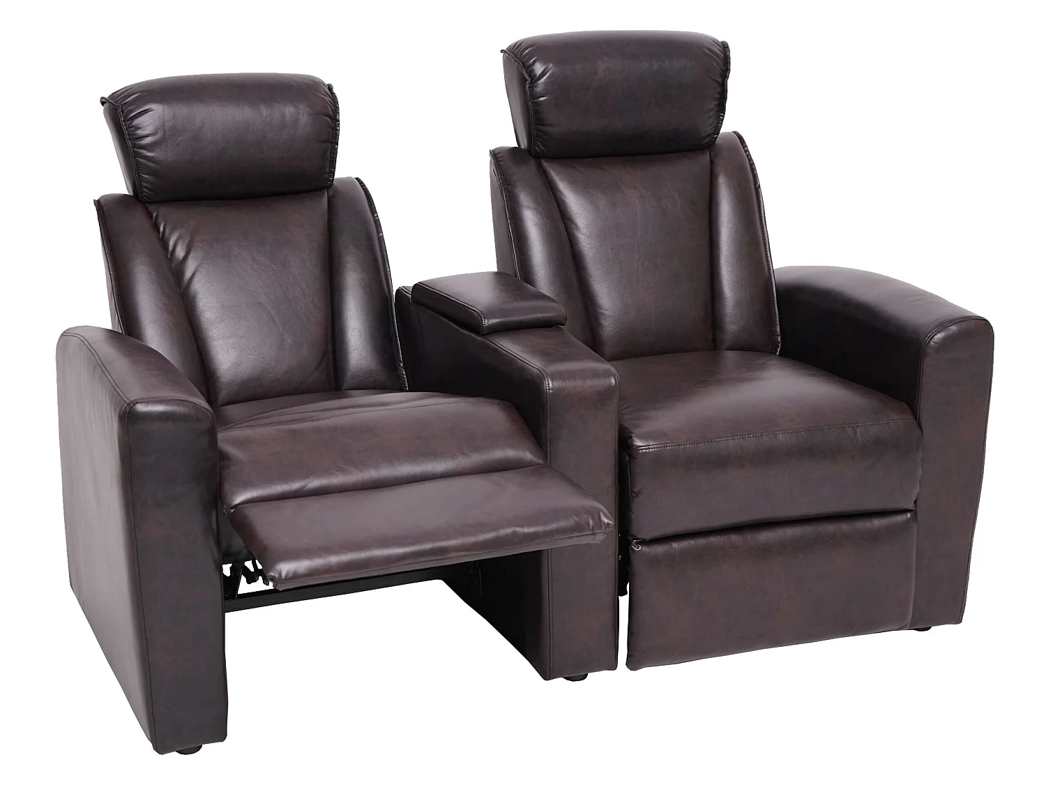 Relaxfauteuil MCW-H30 (set van 2),  bruin