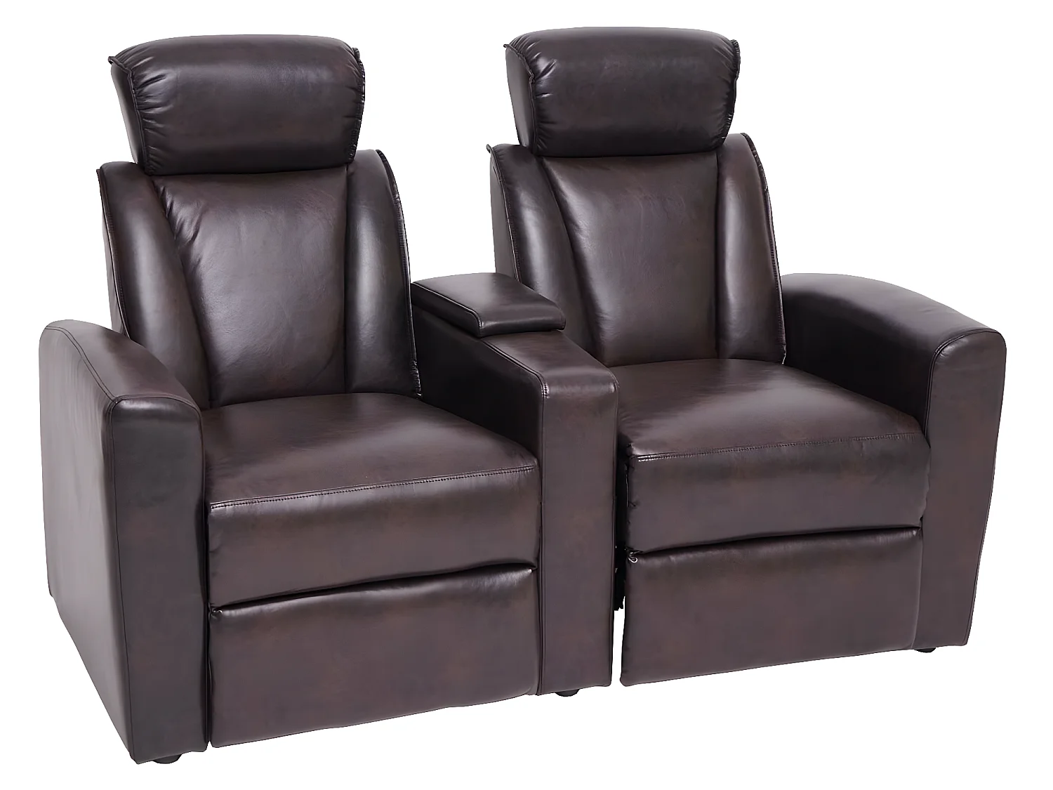 Relaxfauteuil MCW-H30 (set van 2),  bruin
