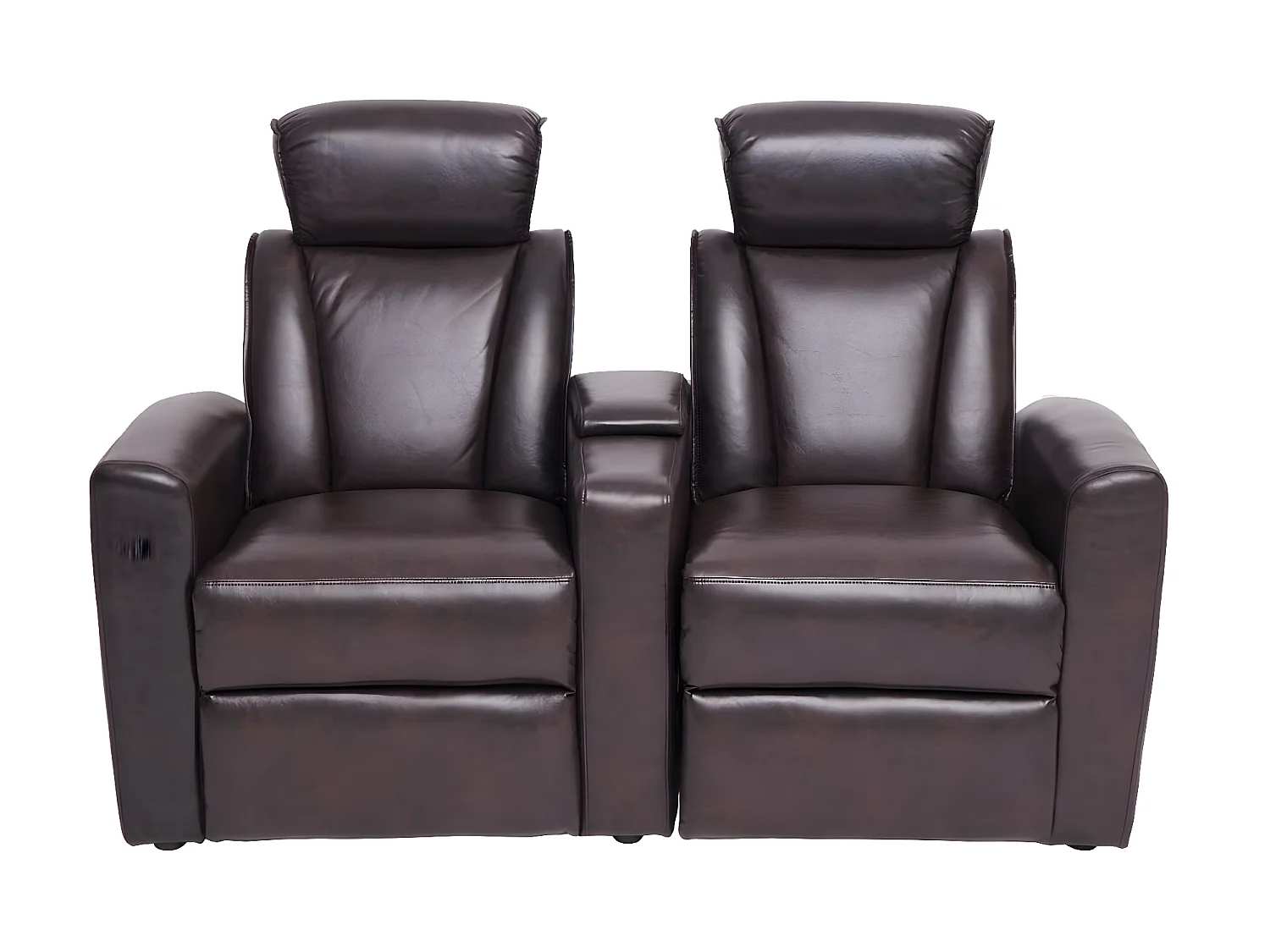 Relaxfauteuil MCW-H30 (set van 2),  bruin
