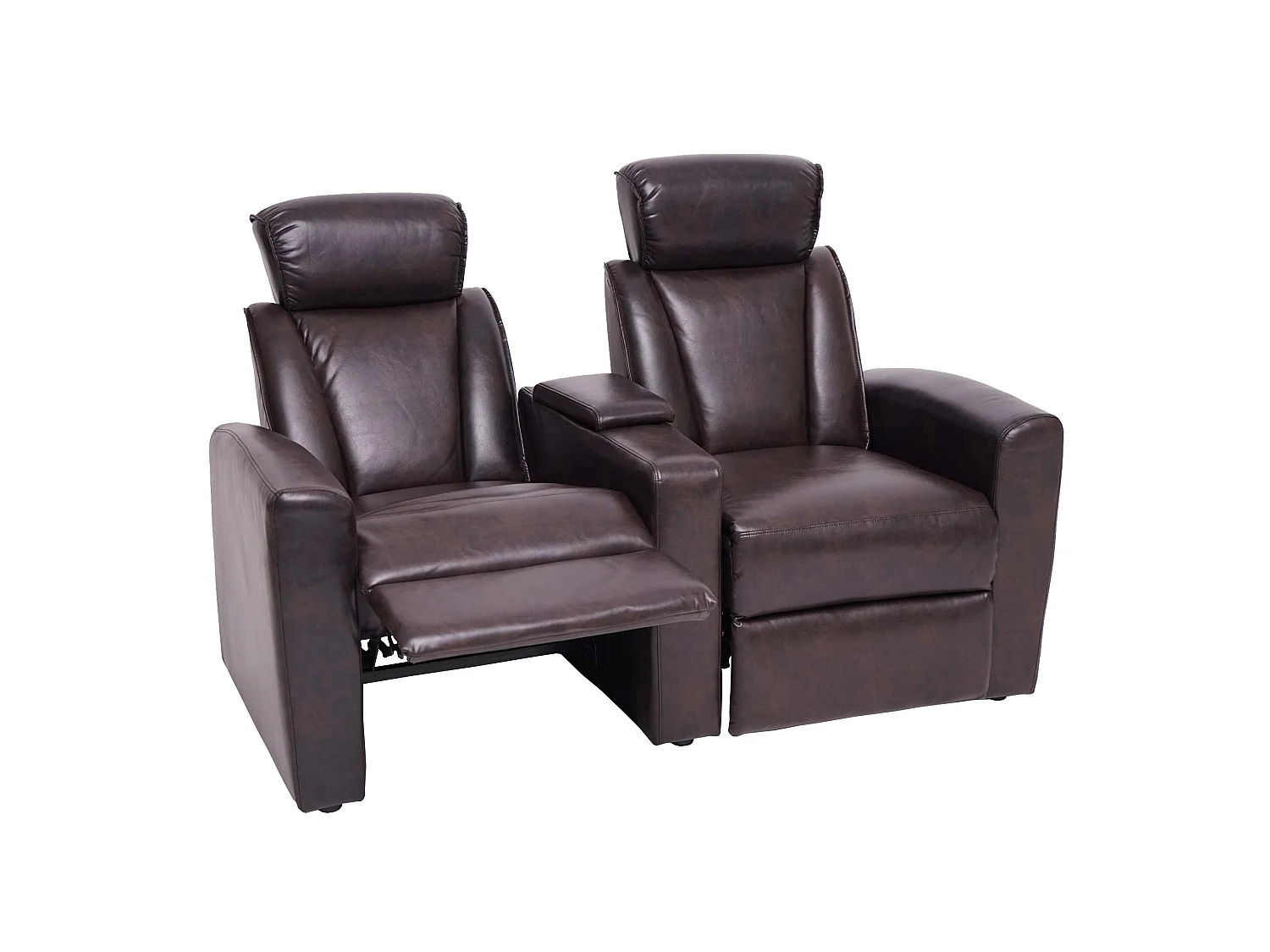 Relaxfauteuil MCW-H30 (set van 2),  bruin
