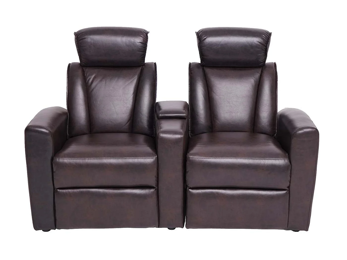 Relaxfauteuil MCW-H30 (set van 2),  bruin