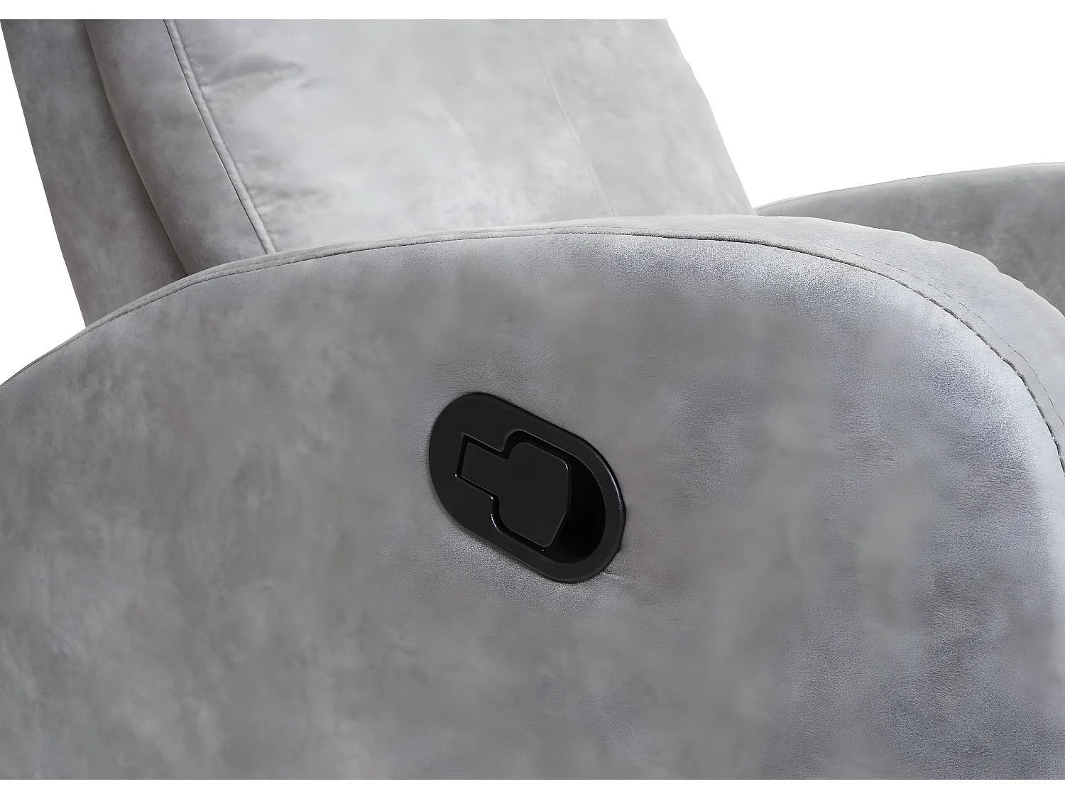 Televisiefotel MCW-A54 Premium,  stof/textiel lichtgrijs