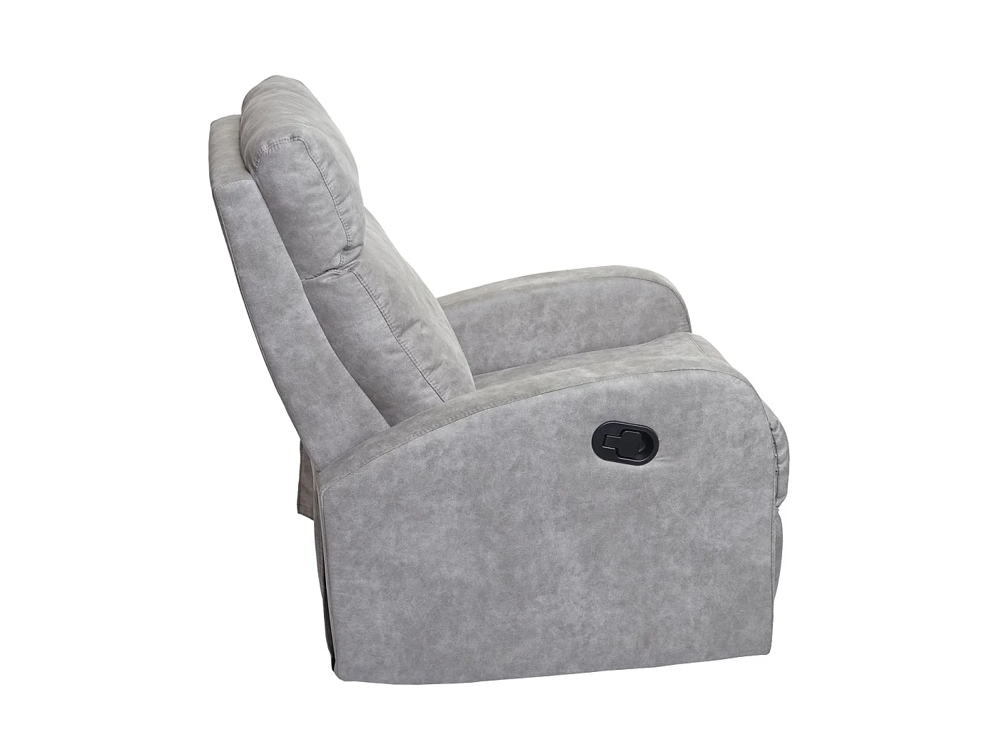 Fotel telewizyjny MCW-A54 Premium,  tkanina/tekstylia jasnoszary