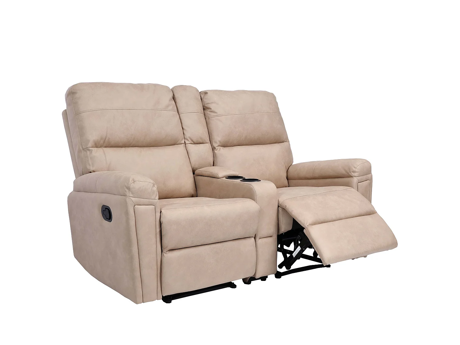 2-osobowy fotel kinowy MCW-K17,  tkanina/tekstylia beżowy