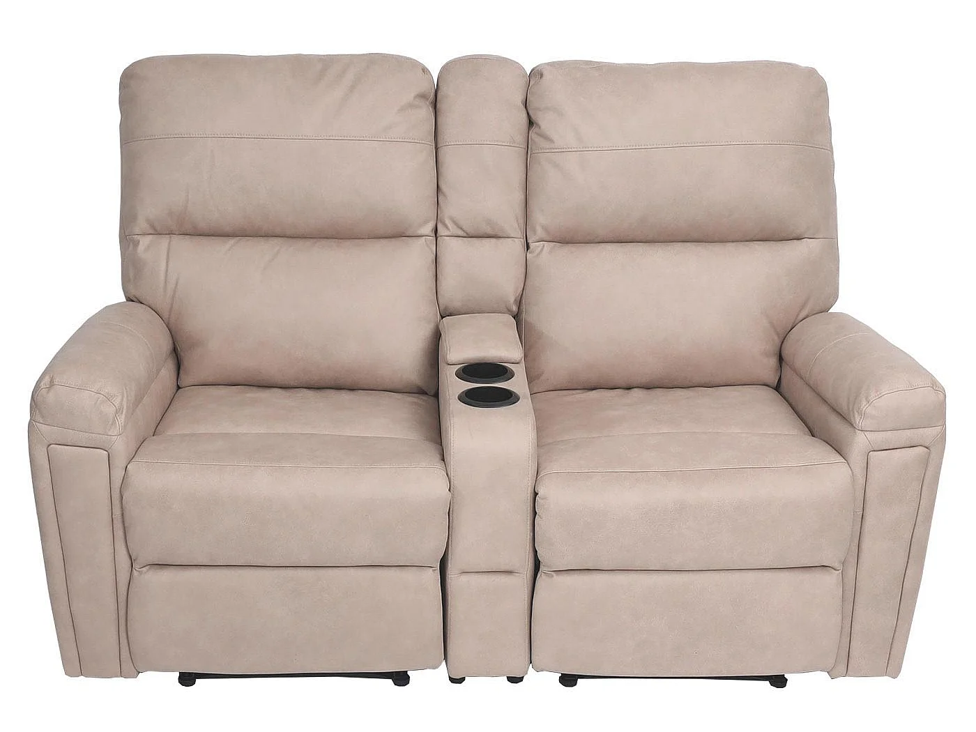 2-osobowy fotel kinowy MCW-K17,  tkanina/tekstylia beżowy