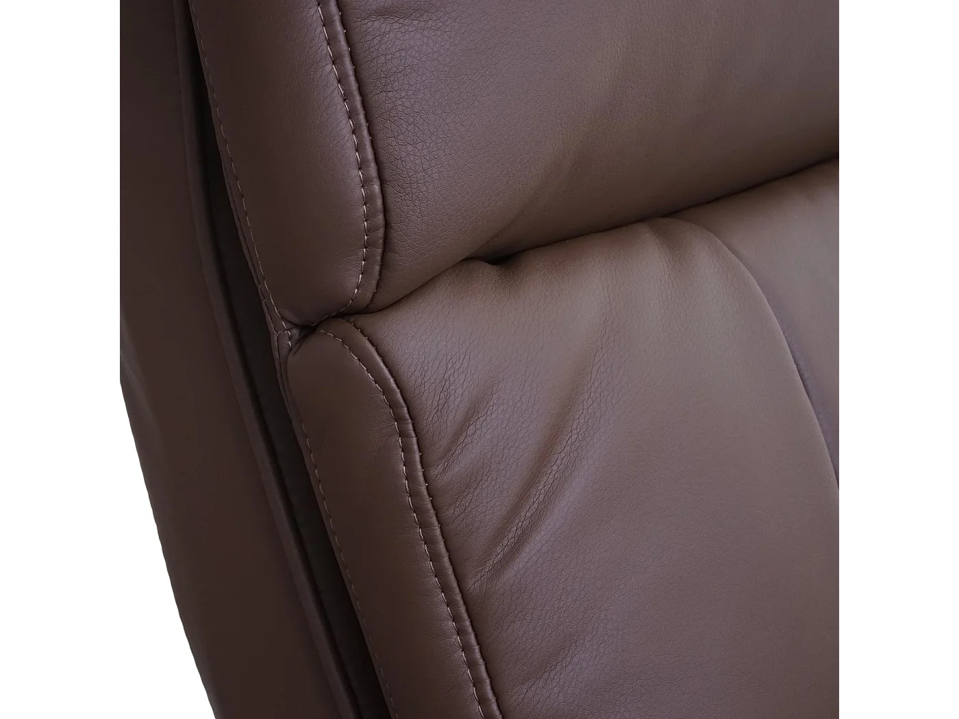 Relaxsessel MCW-C16, Kunstleder taupe-braun