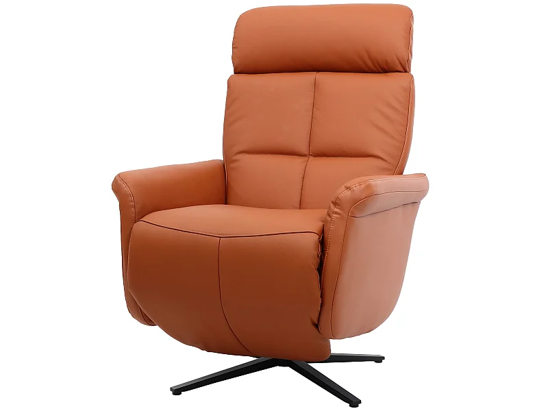 Relaxsessel MCW-L10, Terracotta-braun
