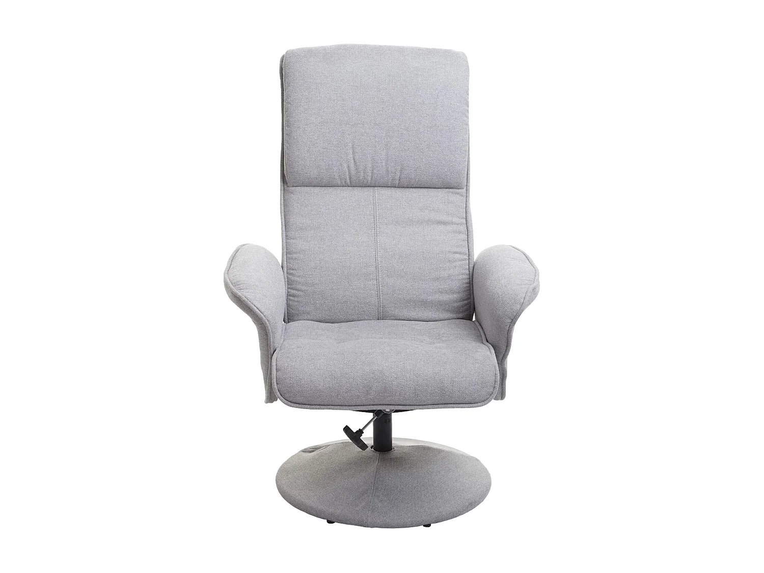 Relaxfauteuil Stockholm,  stof/textiel, lichtgrijs