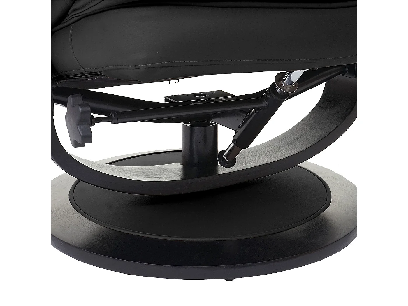 Relaxfauteuil MCW-C16,  kunstleer zwart