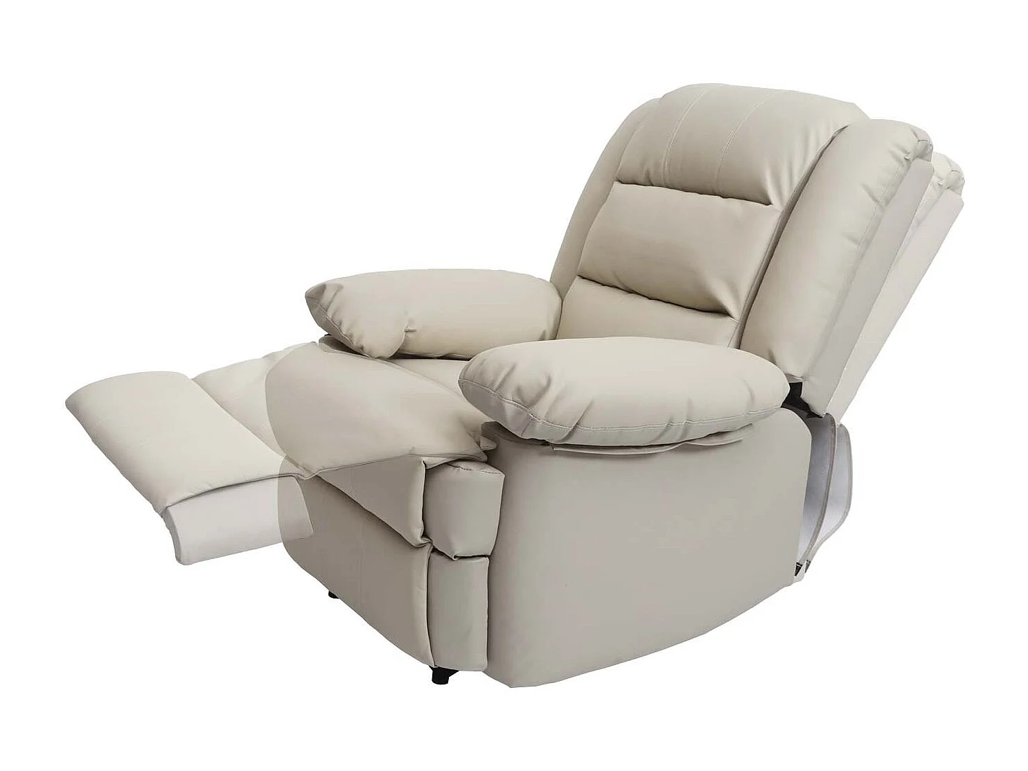 Relaxfauteuil MCW-G15,  crème