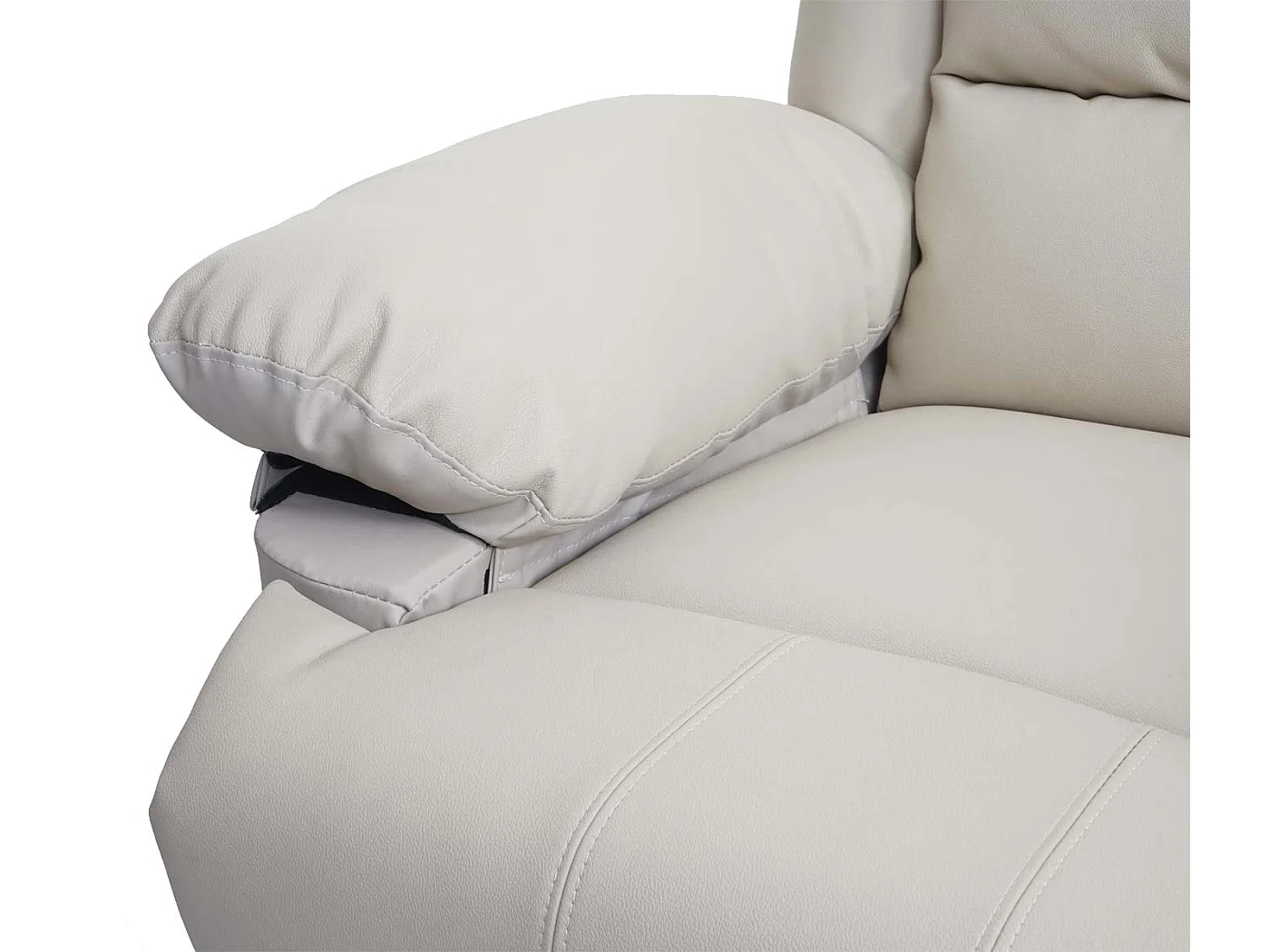 Relaxfauteuil MCW-G15,  crème
