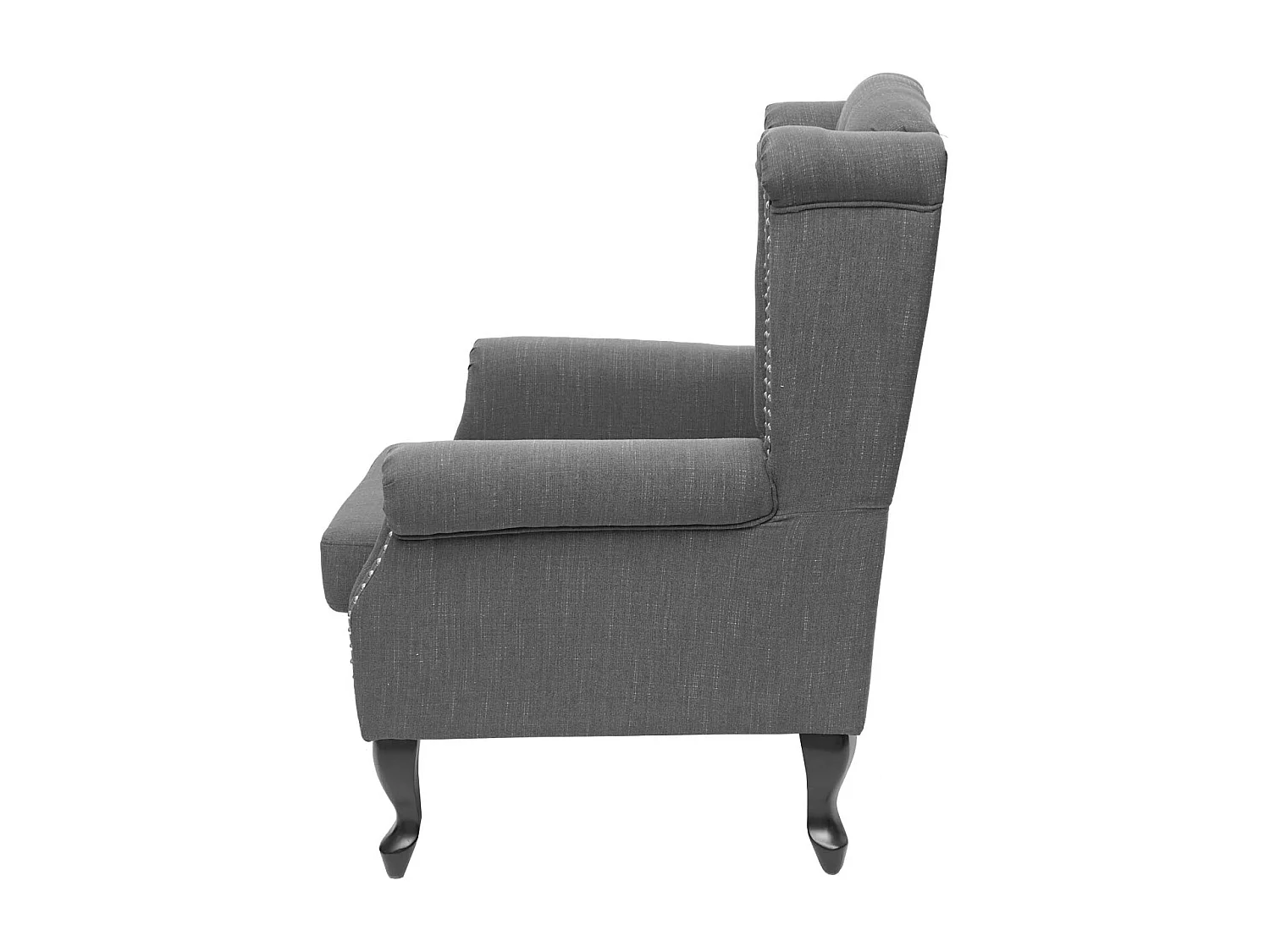 Fotel relaksacyjny Oxford,  ciemnoszary bez otoman