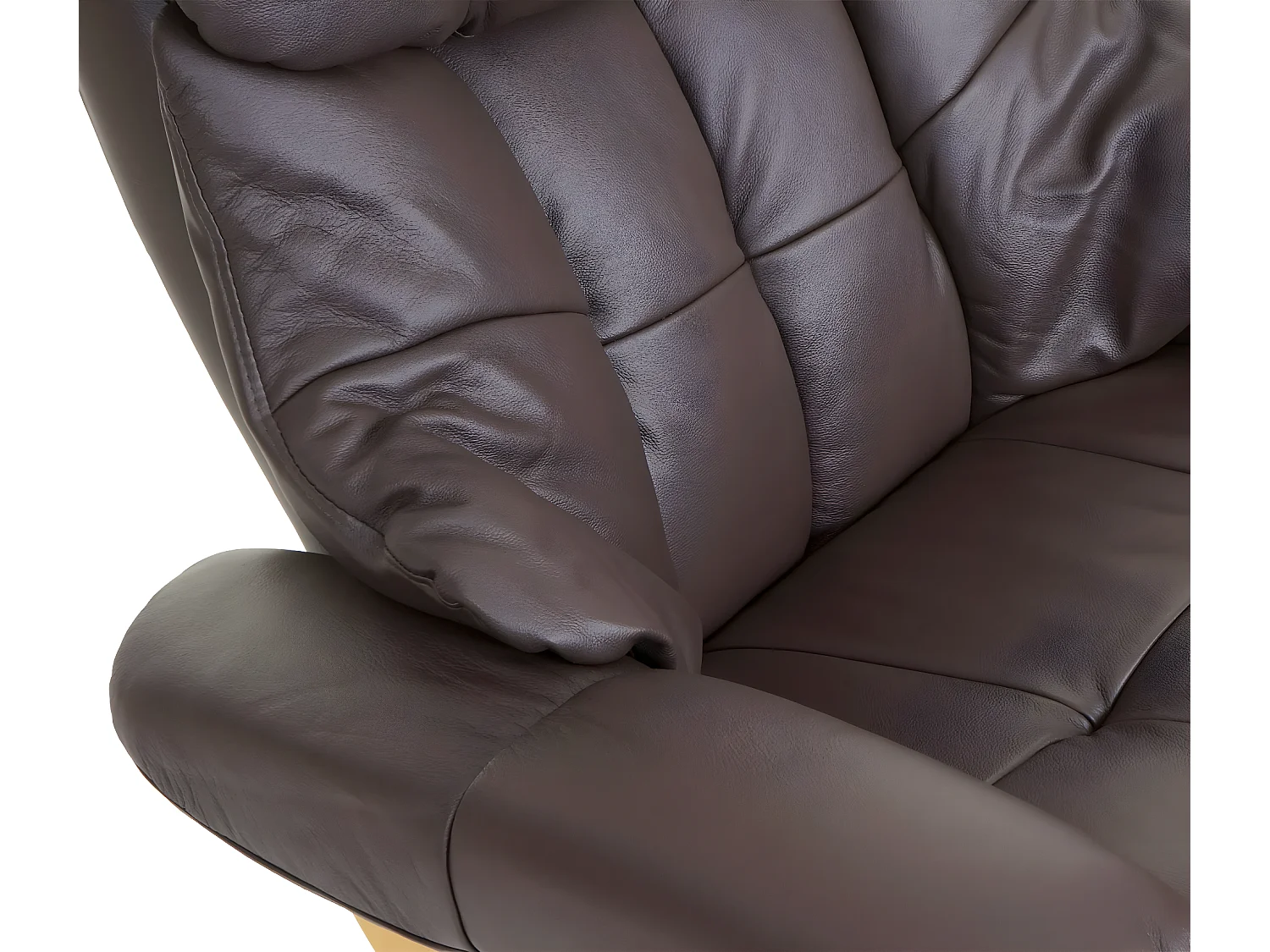 Relaxsessel Windsor XXL mit Hocker, Braun, naturbraun